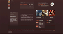 Desktop Screenshot of lafleurdesel-restaurant.com